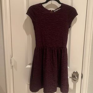Deep purple mini dress